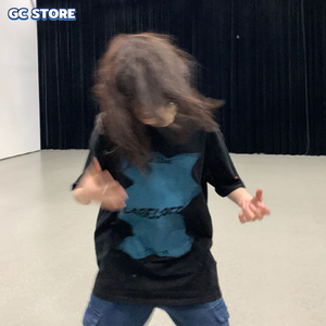 ovdy正品国潮t恤短袖男女情侣潮牌宽松宋亚轩美式衣服潮流情侣装