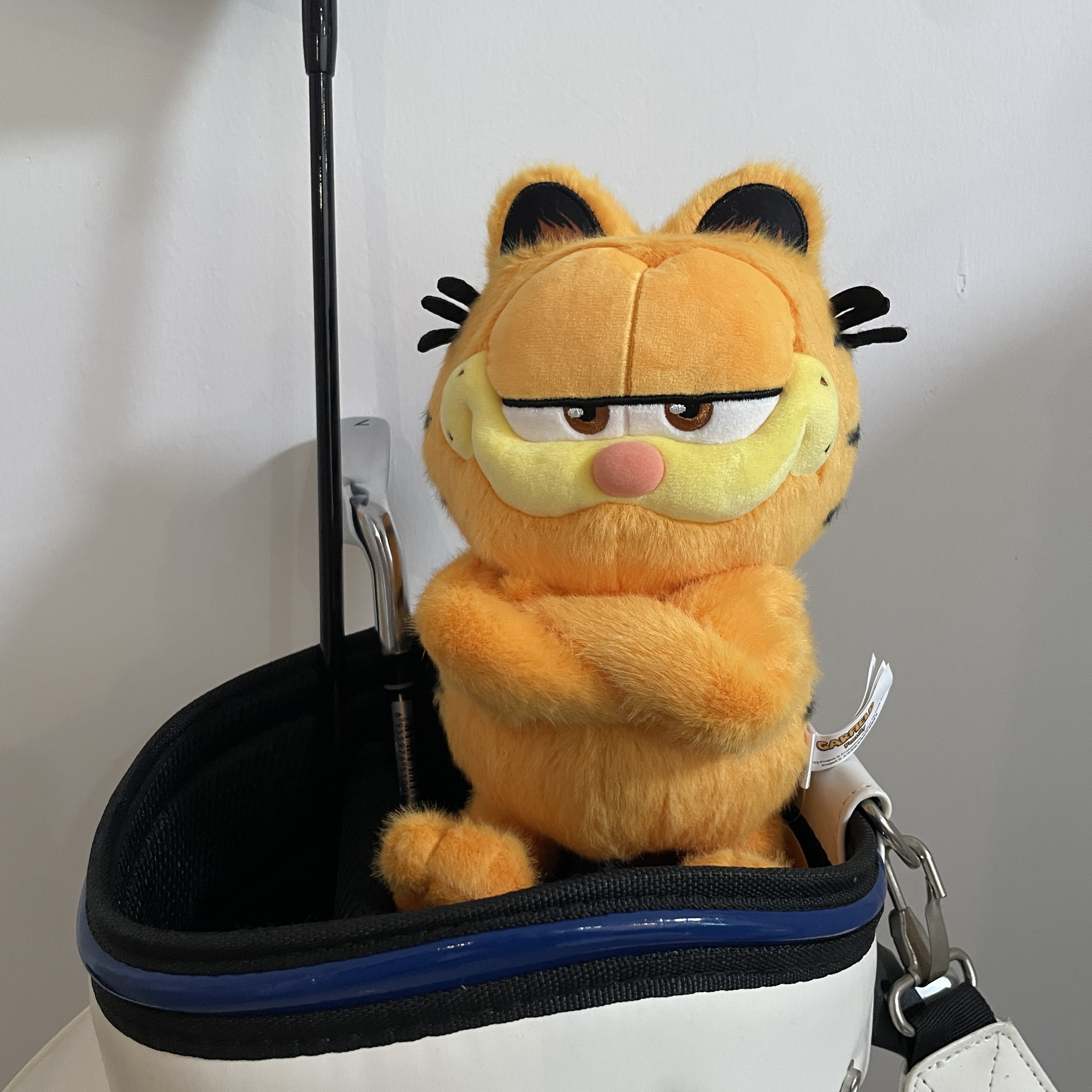高尔夫球杆套 搞怪加菲猫挂遮眼猴生日礼物 一三五号木杆套