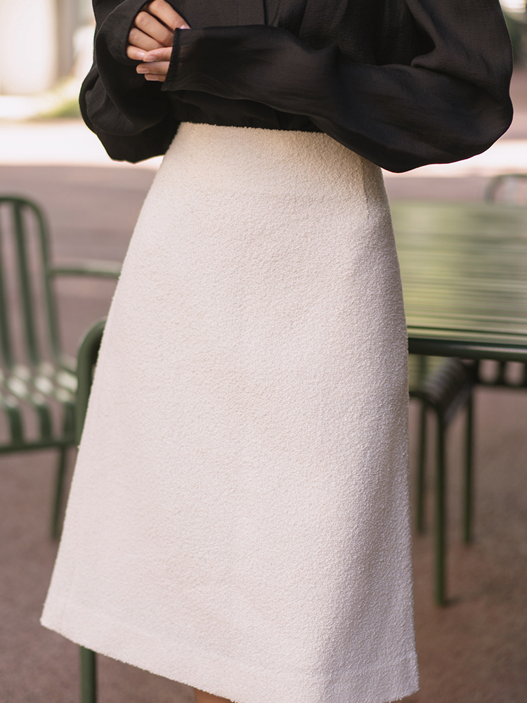 FFONLINESHOP赫本风显瘦半身裙