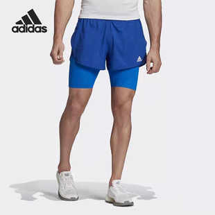 Adidas阿迪达斯正品夏专业运动速干跑步训练马拉松男短裤FN3342
