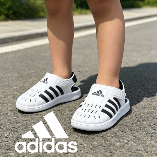 Adidas阿迪达斯儿童正品WATER透气舒适轻便凉鞋FY6044爆款