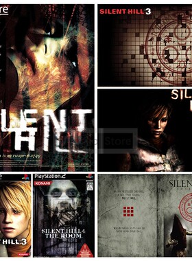 Classics Horror Games Silent Hill 1 2 3 4 Heather Art Poster