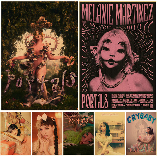 Vintage Singer Art Poster Retro Music Album Melanie Martinez
