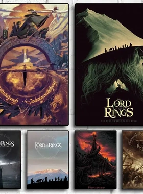 Scandinavian Classic T-The L-Lords of the R-Rings Art Poster