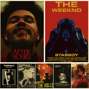 The Weeknd Art Poster Aesthetic Starboy/After Hours/Trilogy