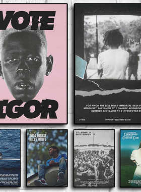 Music Album Star Tyler Room Canvas Posters Hip Hop Pictures