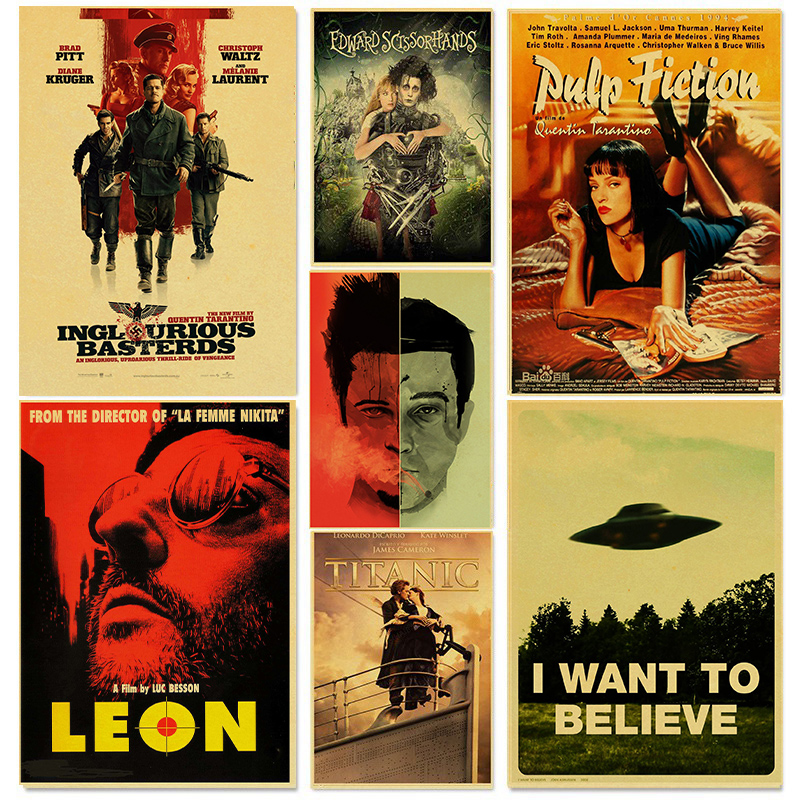 Vintage Poster classic movie Pulp Fiction / Kill Bill/Fight