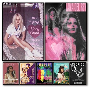 Lana Del Rey Posters Wall Art Decoration Mural Lizzy Grant