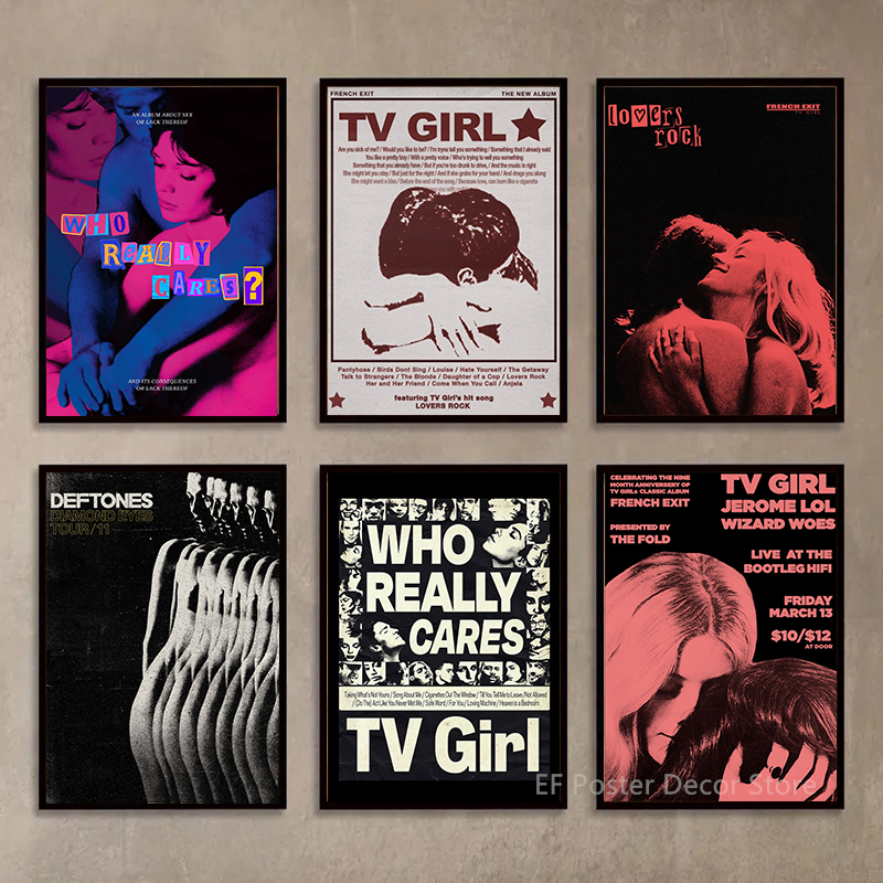 TV Girl Poster Aesthetic Prints Lovers Rock Art Print Poster