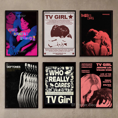 TV Girl Poster Aesthetic Prints Lovers Rock Art Print Poster