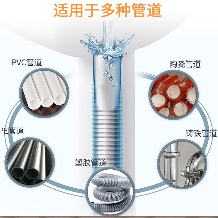 橙乐工坊管道疏通剂260g粉剂马桶卫生间浴室地漏洗手池厨房下水道 洗护清洁剂/卫生巾/纸/香薰 管道疏通剂 原图主图