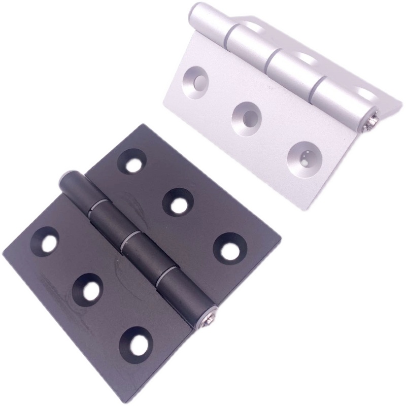 型材通用配件门框固定型铝合金合页黑色HA01/HA02-HY-G-3647~6263