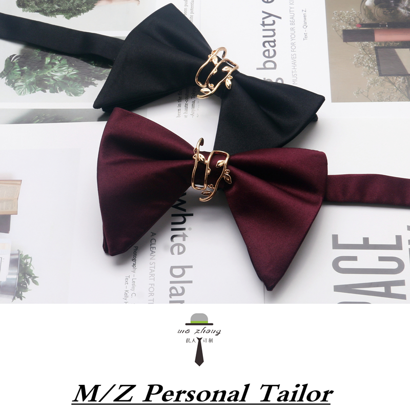 原创连理枝结婚婚礼蝴蝶结酒红