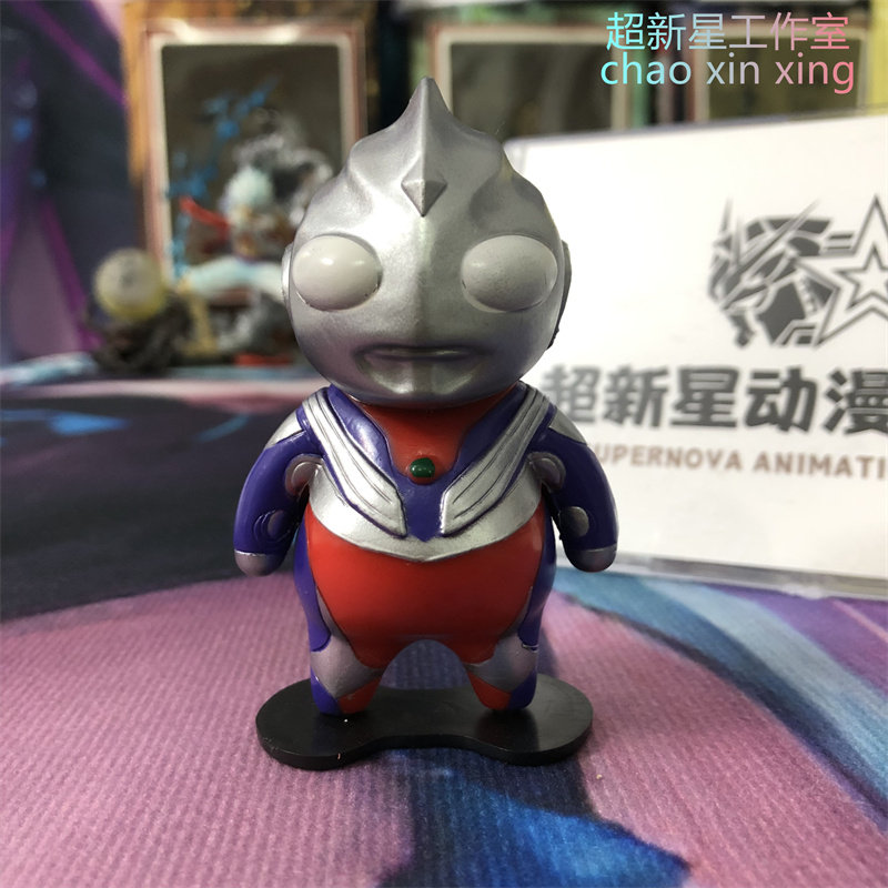 gk光之幼崽肥宅小胖迪迦奥特曼潮玩手办q版可爱车载模型摆件礼物