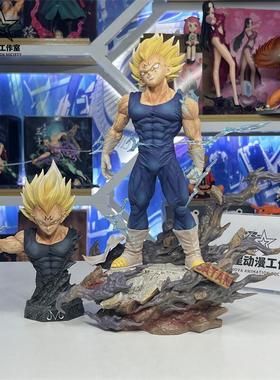 GK七龙珠 hero belief HB 魔化贝吉塔手办双头雕动漫模型雕像礼物