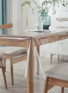 透明pvc薄软塑料玻璃可下垂防水油防尘垫tpu保护餐桌布挡风遮雨膜