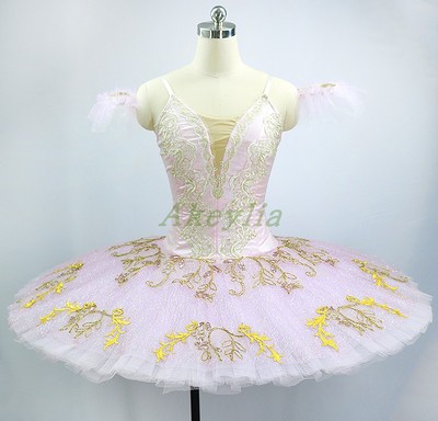 Akeylia 睡美人芭蕾舞服装定制专业演出比赛tutu手工盘裙蓬蓬裙