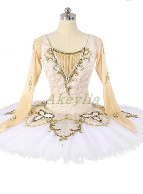 Jina dance 高端款芭蕾tutu长袖款睡美人国际比赛量身定制帕基塔