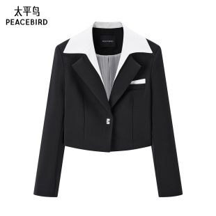 假两件套西装 新款 A1BAE1340 年春季 太平鸟女装
