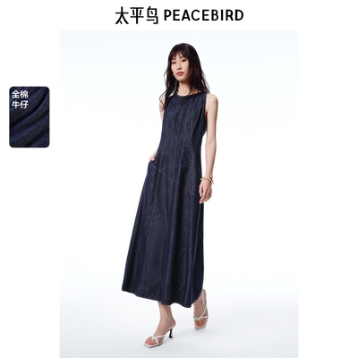 【商场同款】太平鸟女装2025年夏季新款轻薄连衣裙A1FAF2485