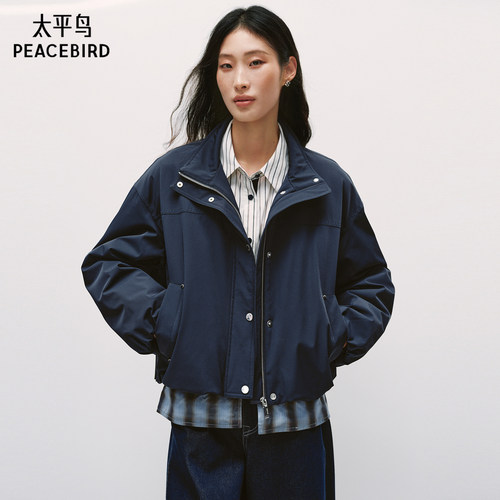 商场同款太平鸟轻薄夹克羽绒服