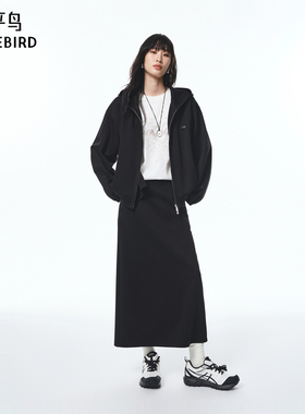 【商场同款】太平鸟通勤休闲套装25新款宽松落肩外套女A3BBF3326