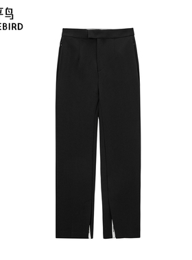太平鸟女装年秋季款气质烟管裤A1GBE3127