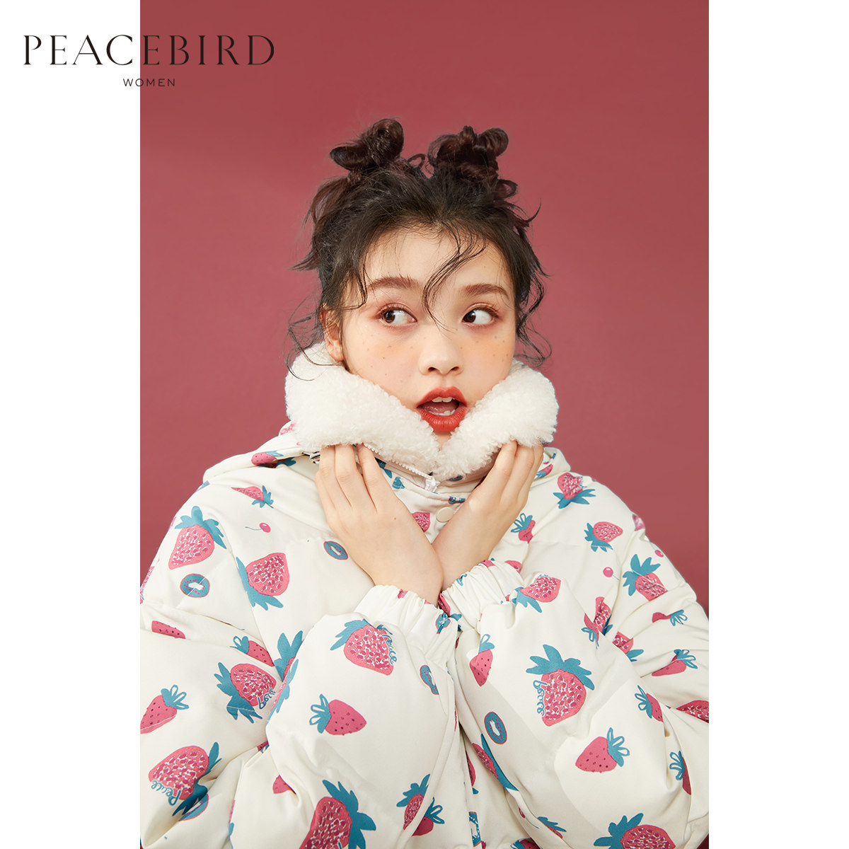 太平鸟爆款羽绒服女2019冬新款潮小个子厚外套韩版反季短款面包服