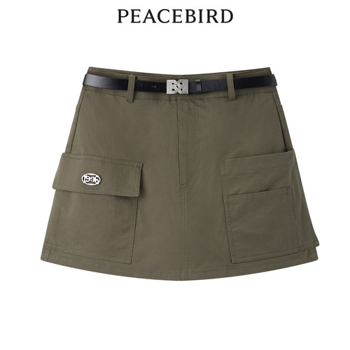 【商场同款】太平鸟女装2024年夏季新款美式工装裙裤A3GCE2433