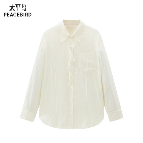 太平鸟女装年秋季款时尚中式衬衫A1CAE3246