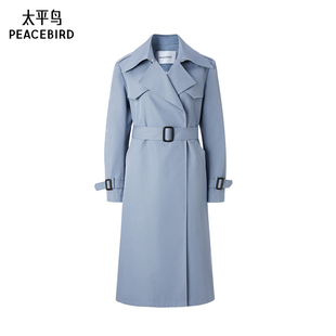 品质长款 新款 风衣A1BEE1384 年春季 太平鸟女装