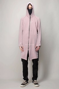 BORIS BIDJAN 23春夏11byBBS 海外代购 SABERI浅粉色做旧连帽风衣