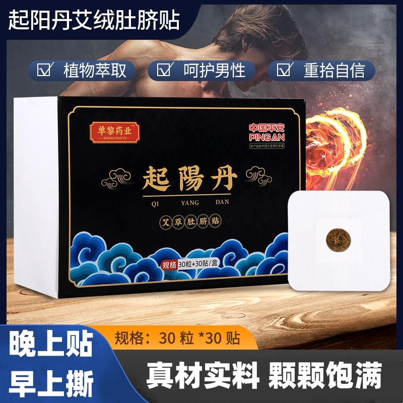 艾灸贴起阳丹艾绒肚脐贴锁阳护肾图片