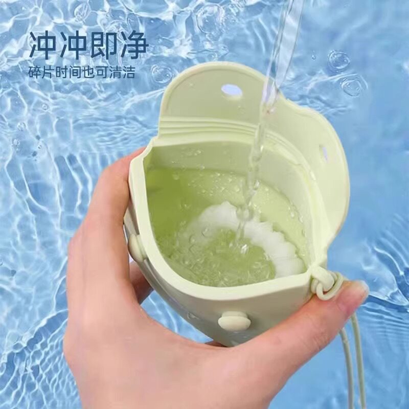 硅胶隐形牙套收纳盒定制LOGO宣传