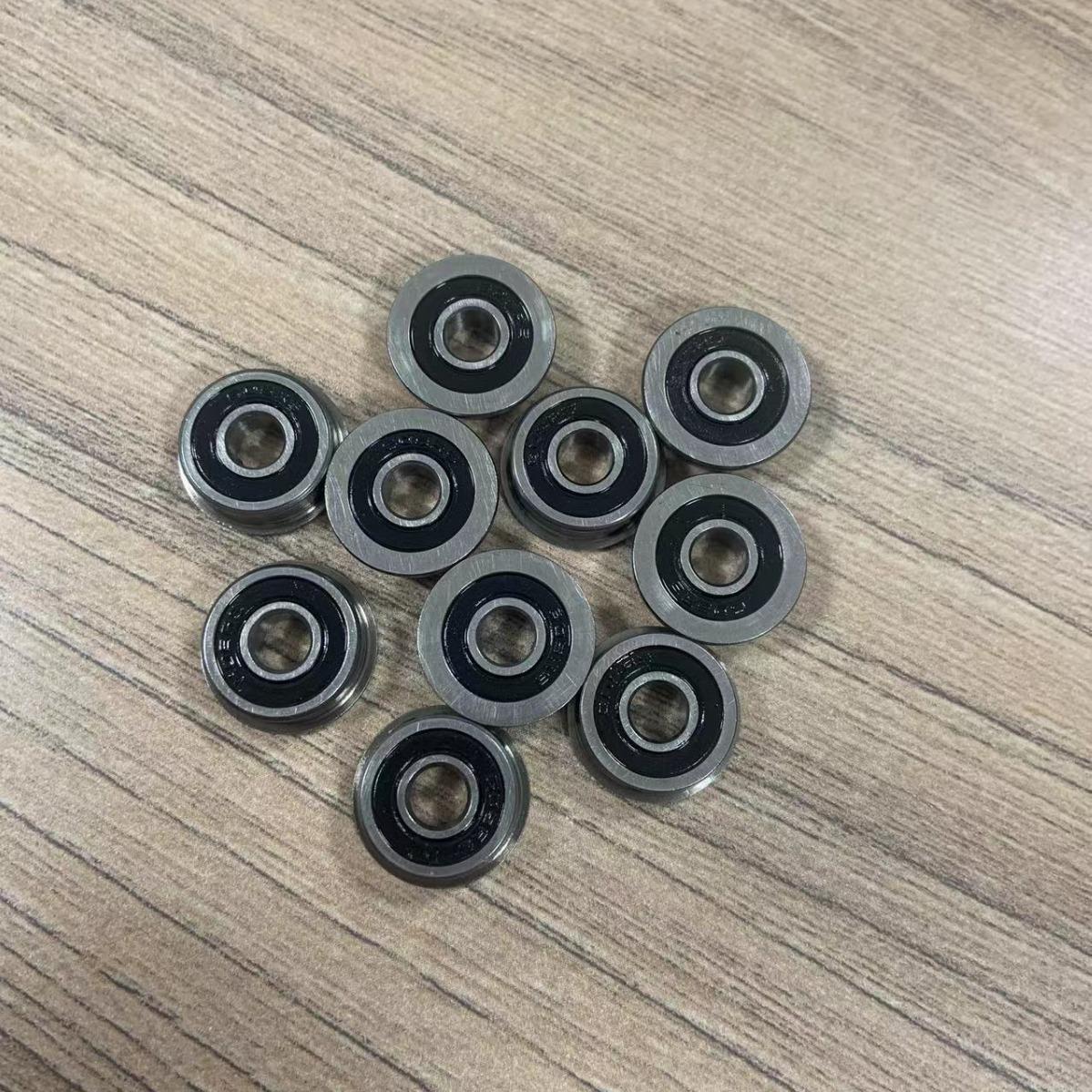 工厂直销微型法兰轴承F695-2RS带边轴承5*13*4mm微 型深沟球轴承