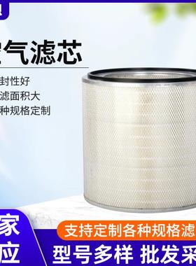 厂家打砂机4P0710除尘空气滤清器高流量阻燃折叠式空气滤芯