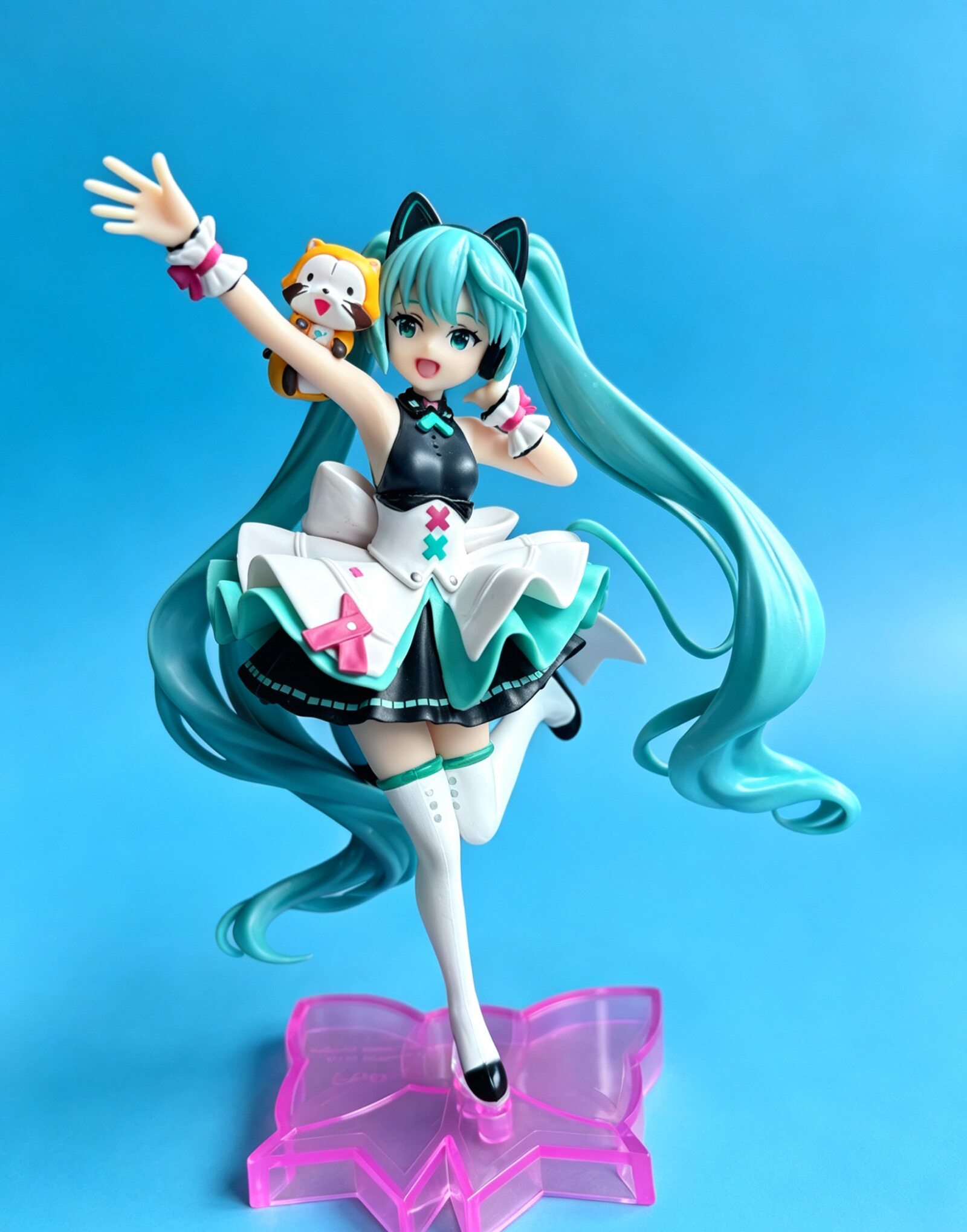 现货Furyu初音未来 Rsacal 小浣熊 赛博朋克景品手办桌面摆件送礼