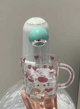 卡通双泵触摸感应抽水器桶装水矿泉水电动抽水泵自动上水器取水器