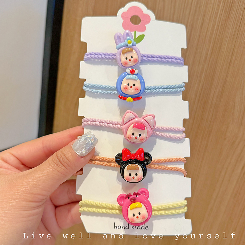 儿童发绳女宝发饰卡通扎马尾