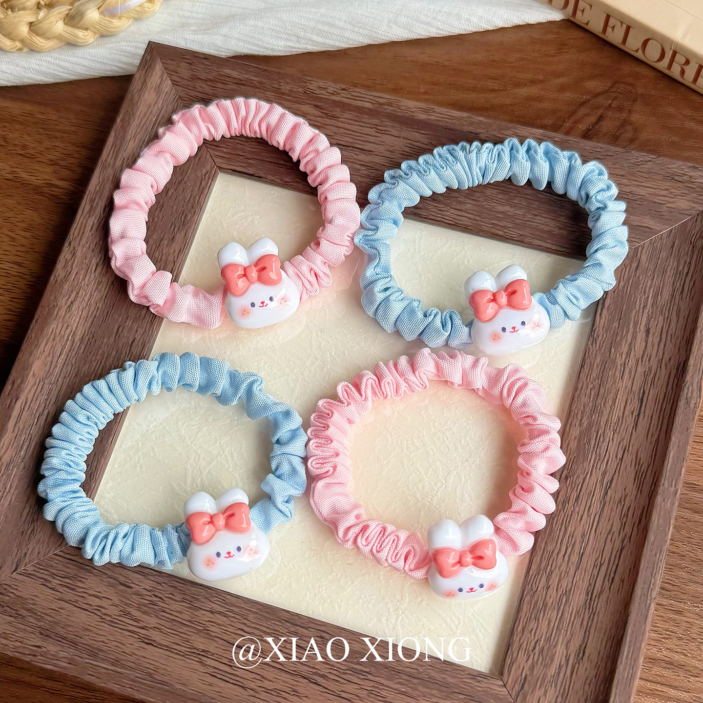 儿童发圈可爱卡通兔子小肠圈