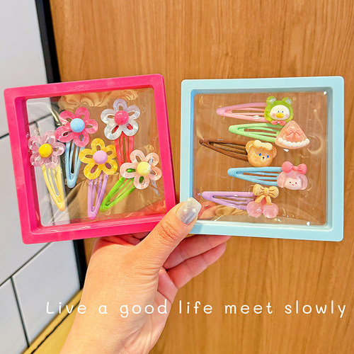 儿童发夹公主甜美可爱花朵碎发夹