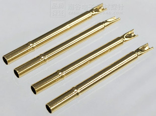 4W绕线焊板针座 2.4mm焊线测试探针套 R125 2.36