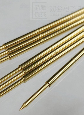 100mil测试探针 P100-B1/PA100-B1镀金圆尖头 1.36/长33.3mm CPM
