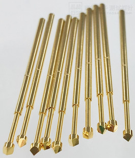 CPM进口 P100-T2/PA100-T2 1.5MM削边尖头100mil ict弹簧测试探针