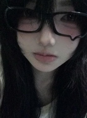 二次元哭哭眼镜框y2k辣妹流泪眼镜日系学院风cos动漫拍照镜框配饰