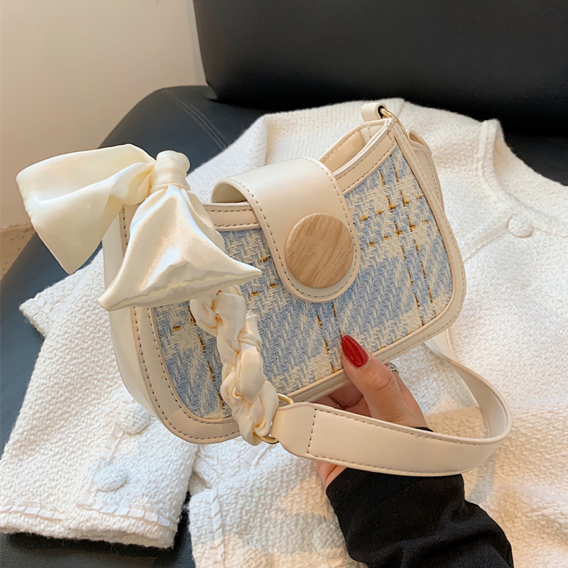 高级感腋下包2021新款潮2022包包女夏季百搭小众设计轻奢质感斜挎