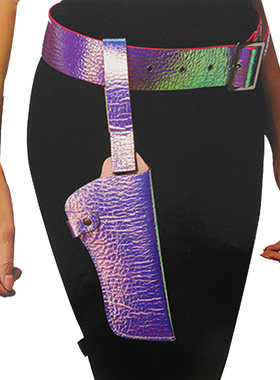 外贸万圣节装扮舞台表演COSPLAY道具朋克牛仔手枪腰带枪套套装