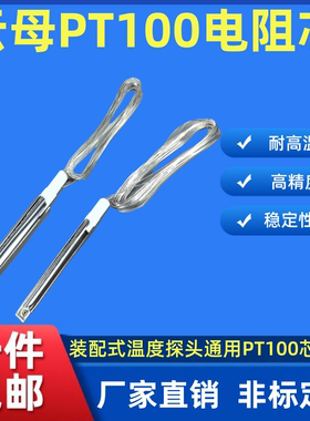 耐高温PT100云母内芯 pt100热电阻 云母铂电阻 WZP-010 WZP-035芯