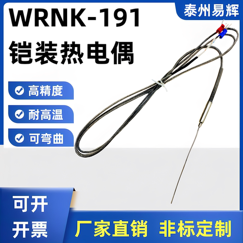 K型热电偶铠装温度探头WRNK-191