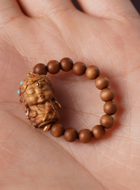 PT046印度老山檀戒指-原创设计文玩好物【真心香馆】